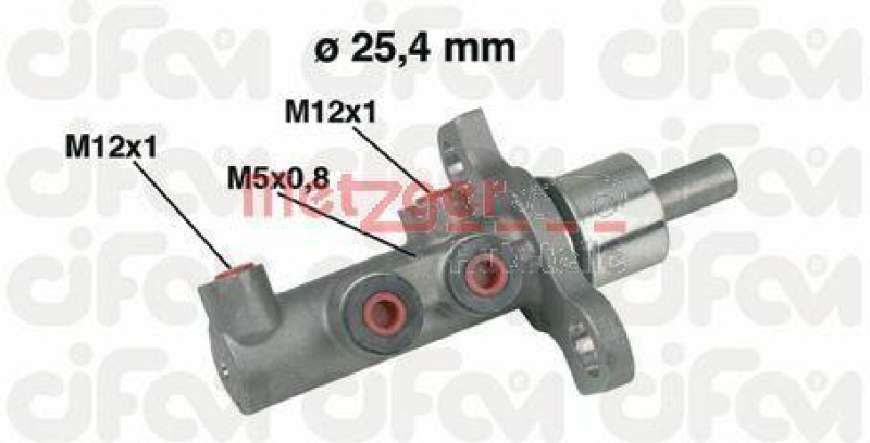 METZGER Brake Master Cylinder CIFAM