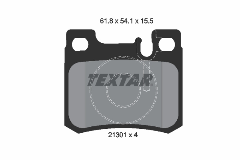 TEXTAR Bremsbelagsatz, Scheibenbremse Q+ 2130103