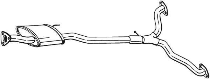 BOSAL Mittelschalldämpfer