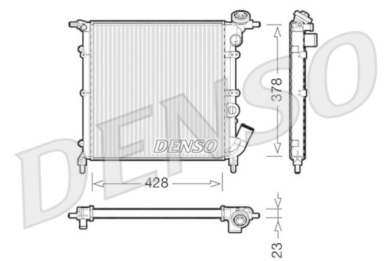 DENSO Radiator, engine cooling