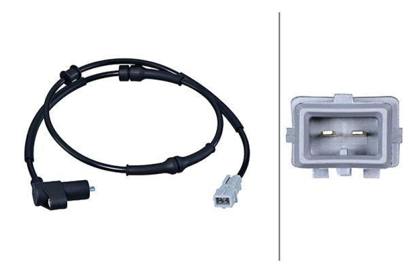 HELLA Sensor, Raddrehzahl 6PU 358 218-001