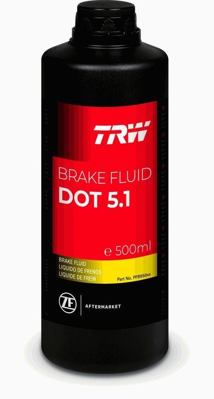 2x Original TRW Bremsflüssigkeit DOT 5.1 500ml Brake Fluid // PFB550