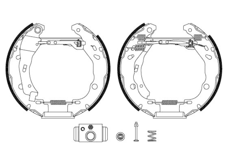 TEXTAR Bremsbackensatz Shoe Kit Pro 84083200