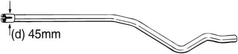 BOSAL Repair Pipe, catalytic converter