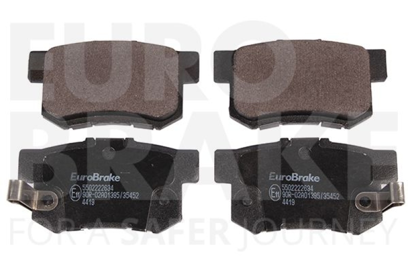 EUROBRAKE Brake Pad Set, disc brake