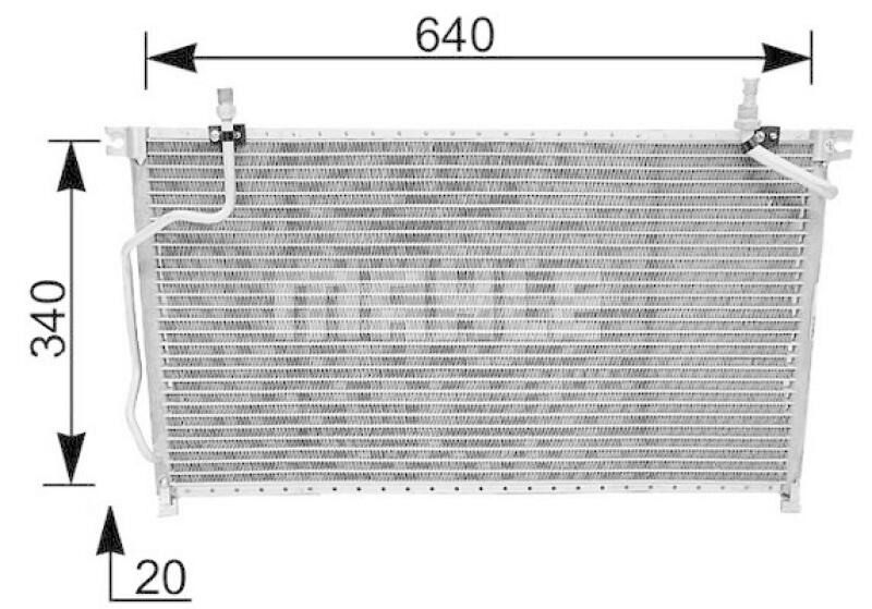 MAHLE Kondensator, Klimaanlage BEHR