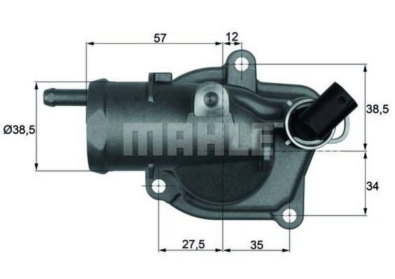 MAHLE Thermostat, coolant