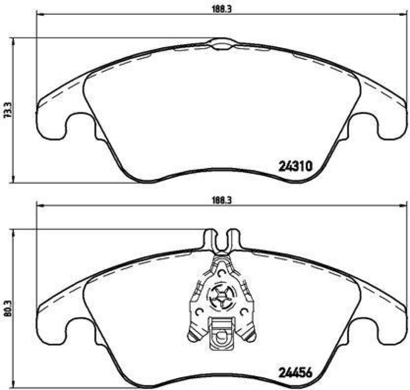 Brembo Bremsscheiben Ø344mm + Beläge Vorne passend für MB E-Klasse W212 E350