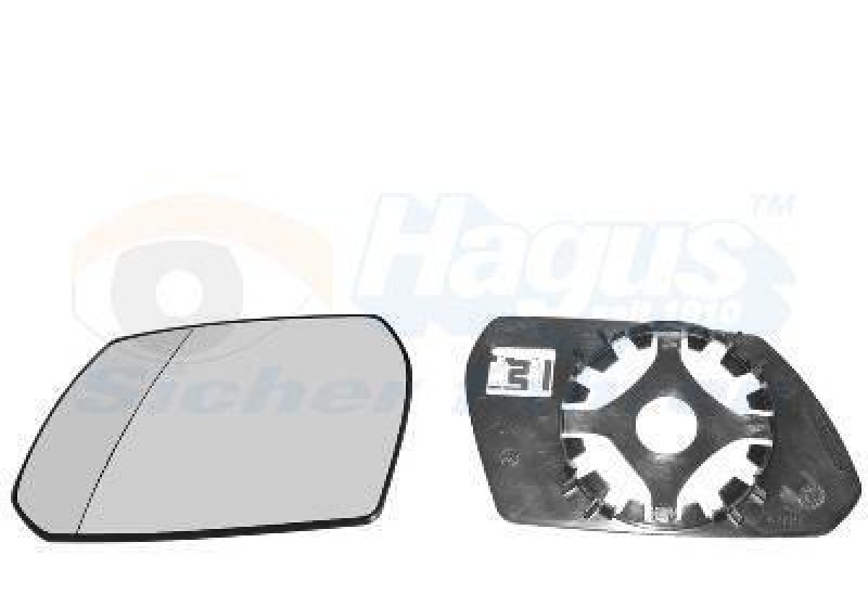 VAN WEZEL Spiegelglas, Au&szlig;enspiegel * HAGUS *