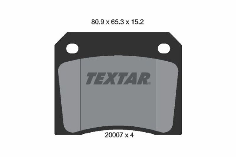 TEXTAR Brake Pad Set, disc brake