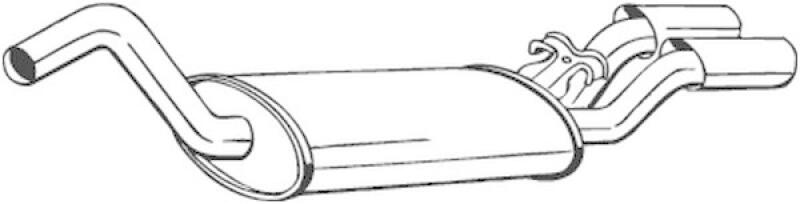 BOSAL Endschalld&auml;mpfer 105-127