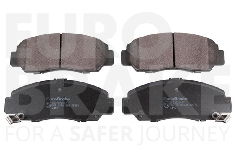 EUROBRAKE Brake Pad Set, disc brake