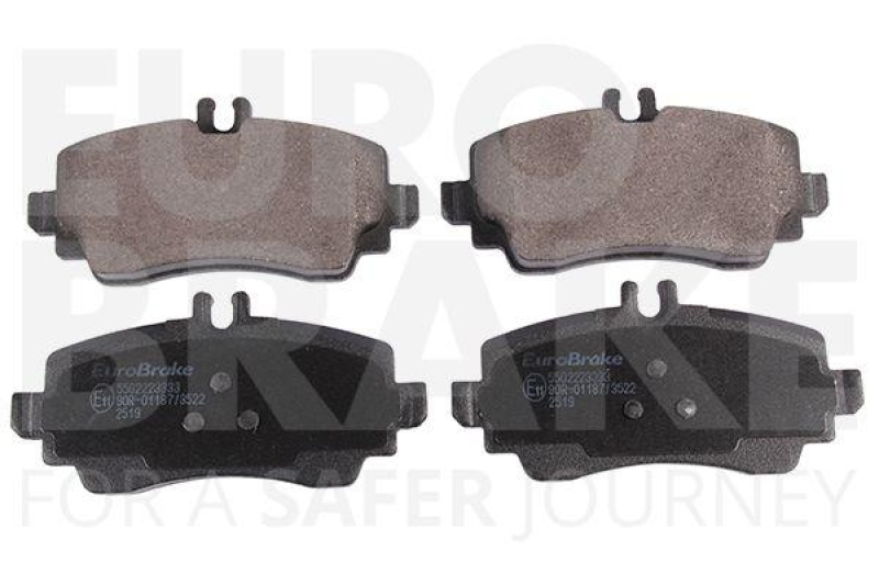 EUROBRAKE Bremsbelagsatz, Scheibenbremse 5502223333