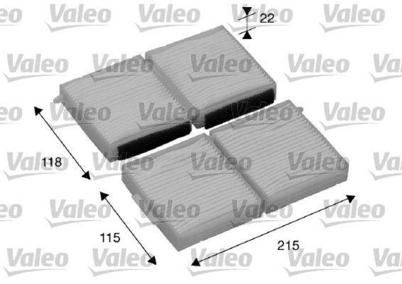 VALEO Filter, Innenraumluft VALEO ESSENTIAL 698891