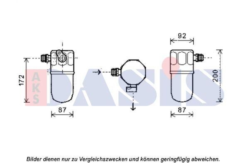 AKS DASIS Trockner, Klimaanlage 800581N