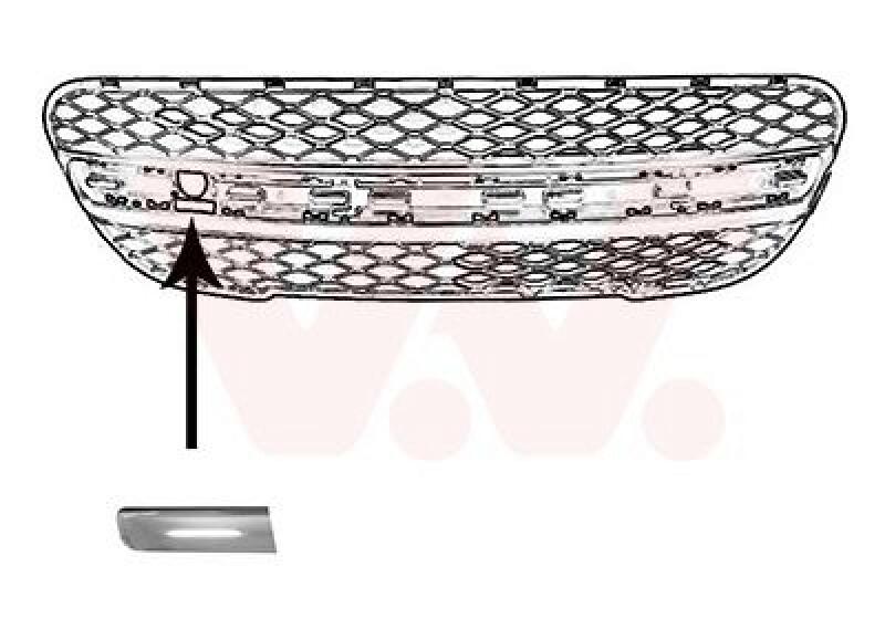VAN WEZEL Zier-/Schutzleiste, Stoßfänger ** Equipart **