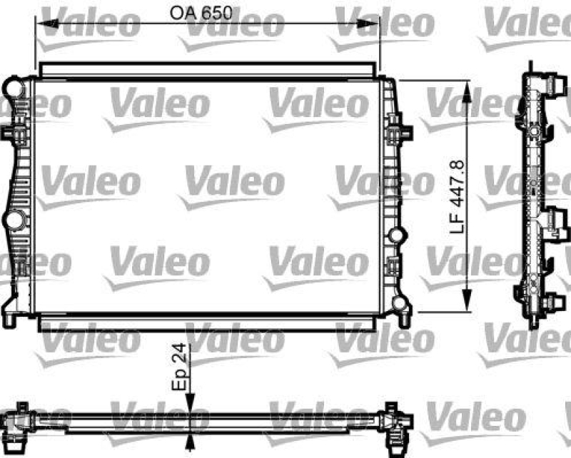 VALEO Radiator, engine cooling