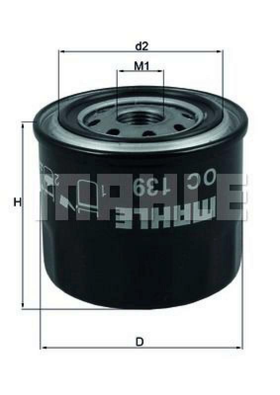 MAHLE ORIGINAL Ölfilter