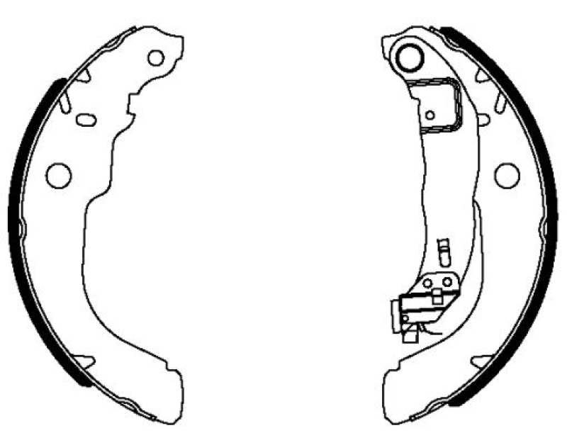 TEXTAR Bremsbackensatz Shoe Kit Pro