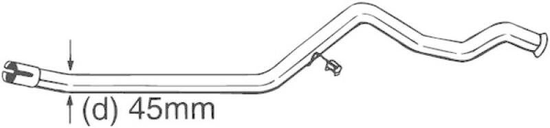 BOSAL Repair Pipe, catalytic converter