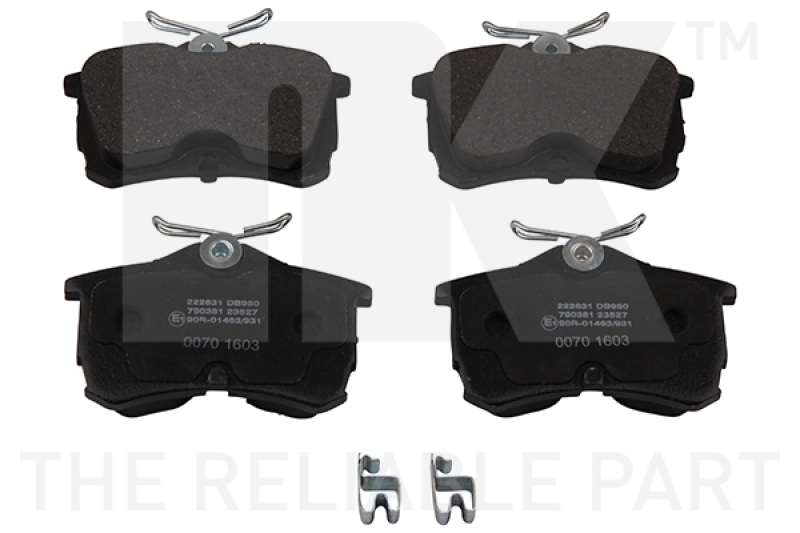 NK Brake Pad Set, disc brake