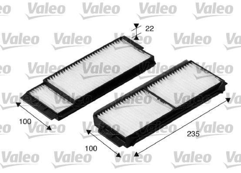 VALEO Filter, Innenraumluft VALEO ESSENTIAL 698892