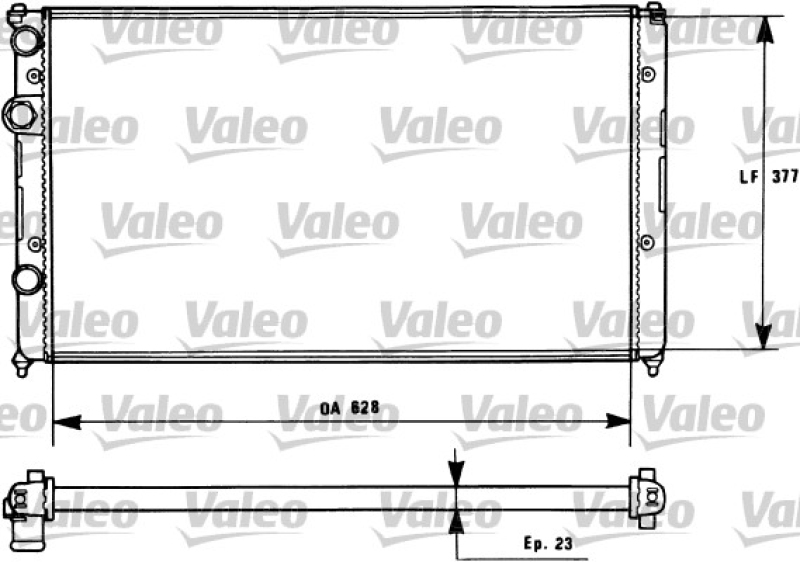 VALEO Radiator, engine cooling