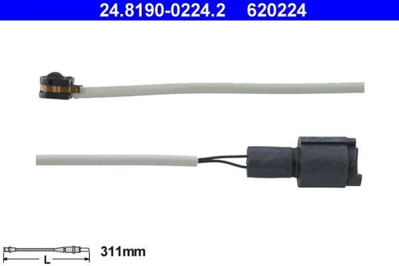 ATE Warning Contact, brake pad wear