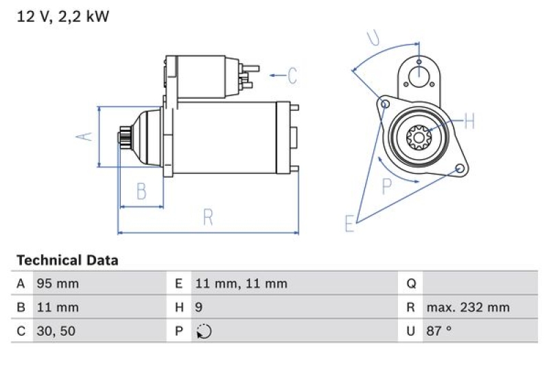 BOSCH Starter