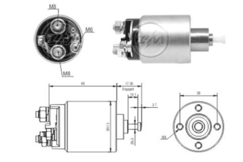 ERA Magnetschalter für Starter / Anlasser