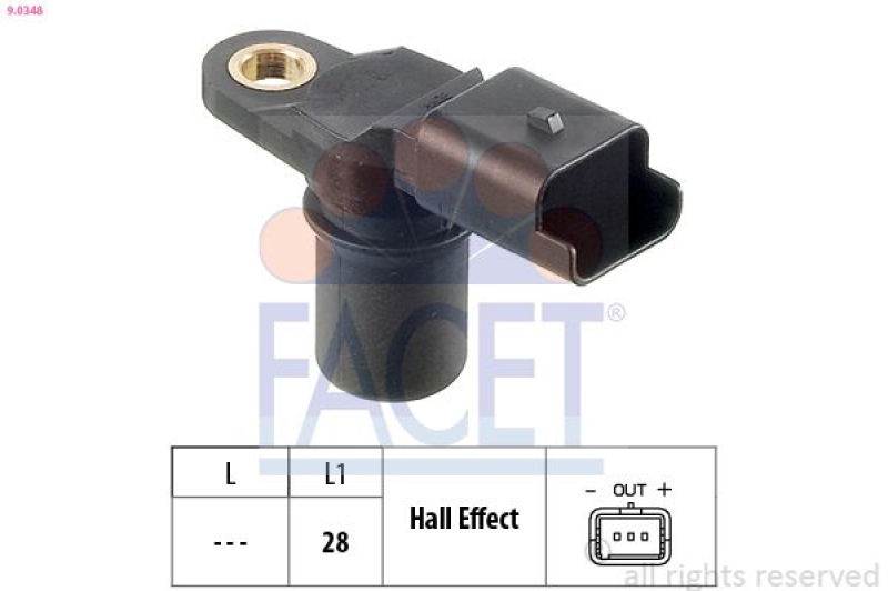 FACET Sensor, Nockenwellenposition Made in Italy - OE Equivalent