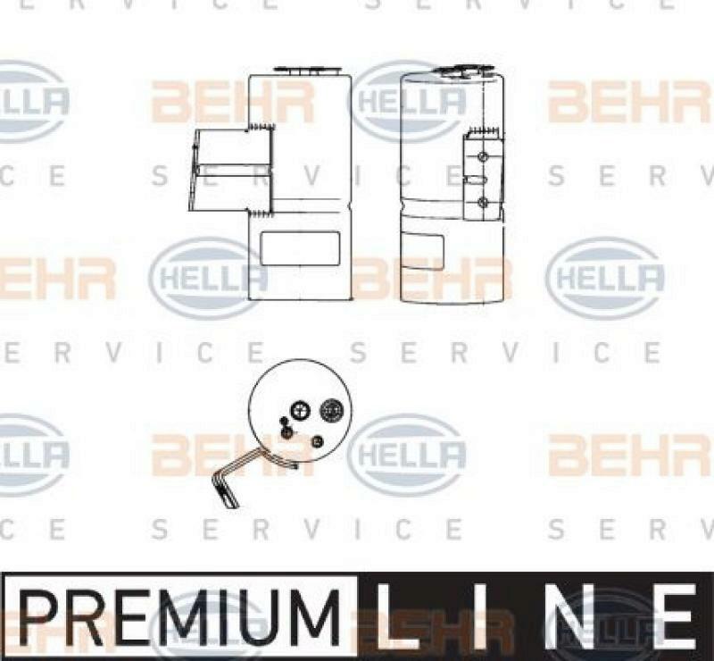 HELLA Trockner, Klimaanlage BEHR HELLA SERVICE *** PREMIUM LINE ***