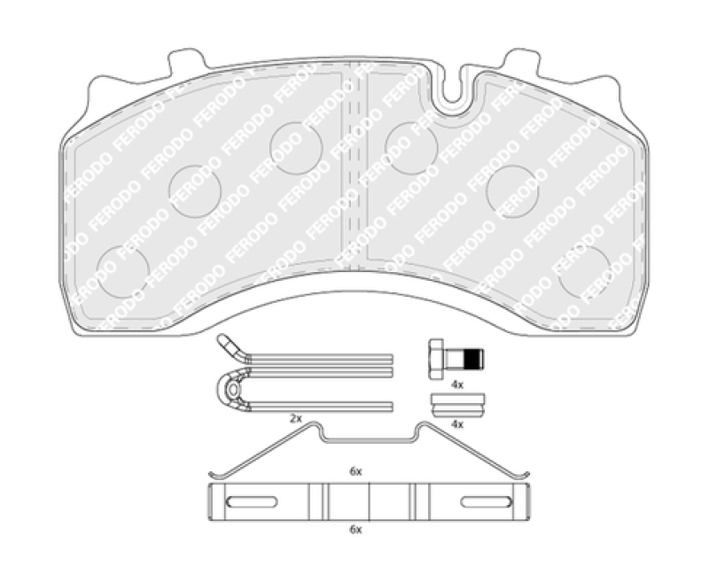 FERODO Brake Pad Set, disc brake PREMIER