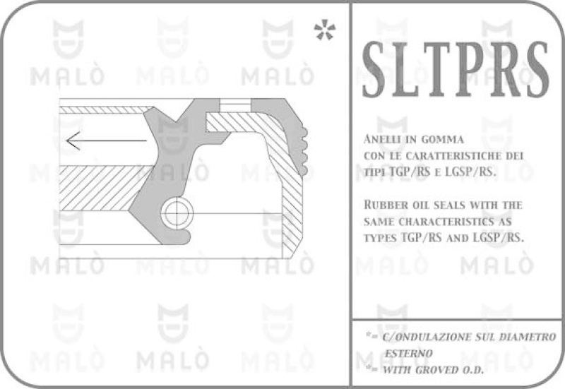 AKRON-MALÒ Wellendichtring, Differential