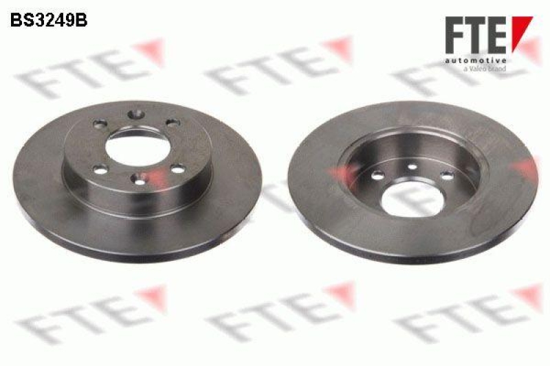 2x FTE Bremsscheibe COATED RANGE 9082382