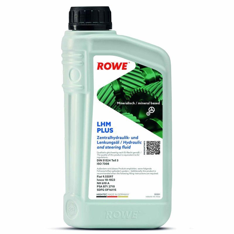 4x 1L ROWE Hydrauliköle HIGHTEC LHM-PLUS 30501-0010-99
