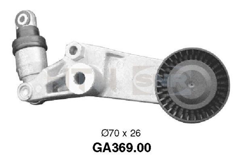 SNR Tensioner Pulley, v-ribbed belt