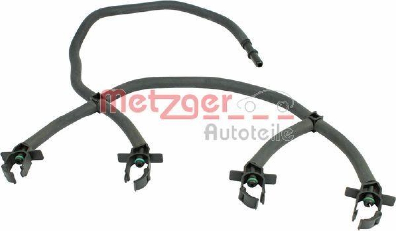 METZGER Hose, fuel overflow