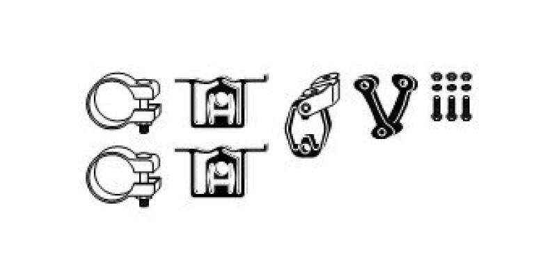 HJS Mounting Kit, exhaust system