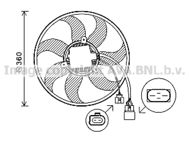 AVA QUALITY COOLING Lüfter, Motorkühlung