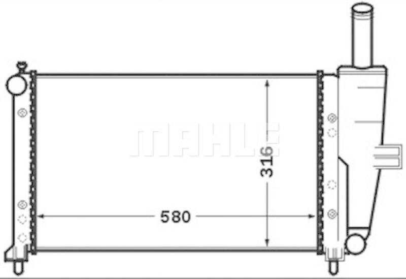 MAHLE Kühler, Motorkühlung BEHR