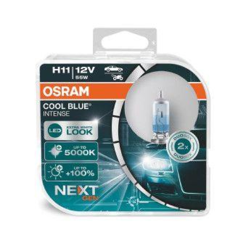 OSRAM Glühlampe, Fernscheinwerfer COOL BLUE® INTENSE (Next Gen)