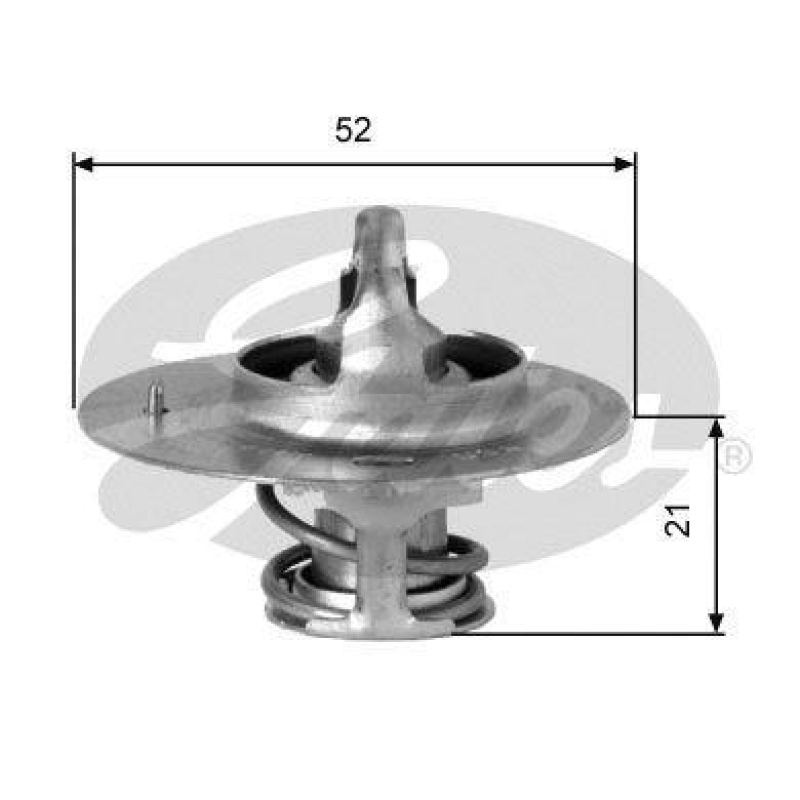 GATES Thermostat für Kühlmittel / Kühlerthermostat