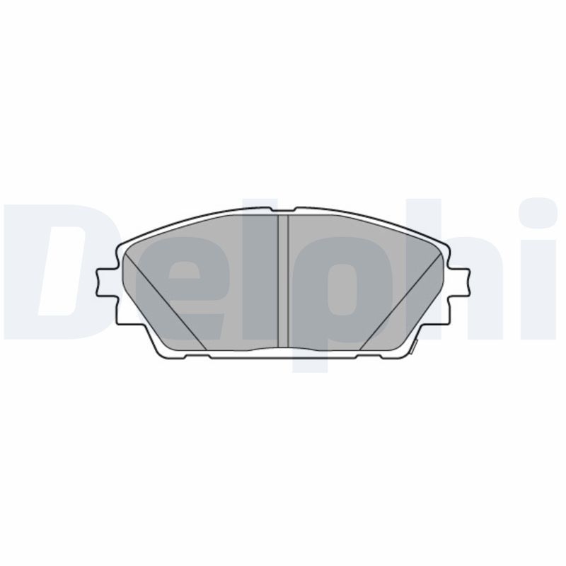 DELPHI Bremsbelagsatz, Scheibenbremse LP3632