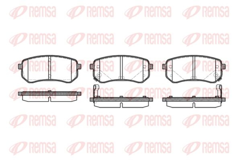 KAWE Brake Pad Set, disc brake