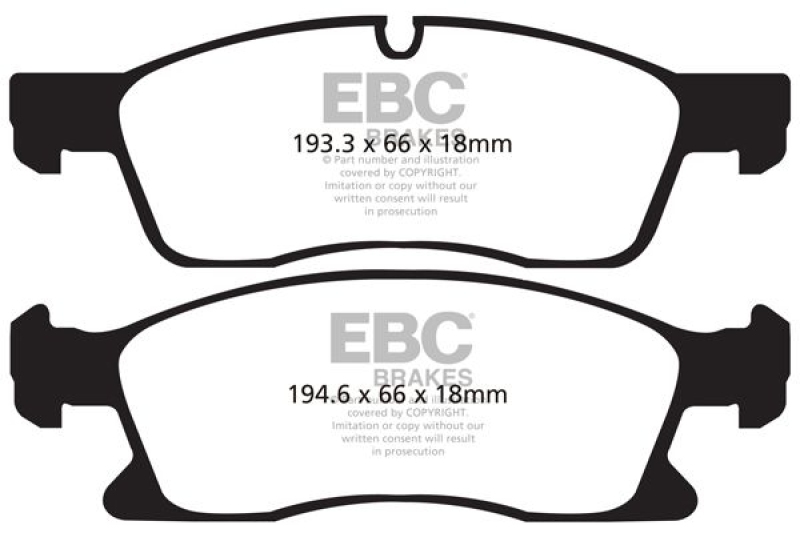 EBC Brakes Brake Pad Set, disc brake