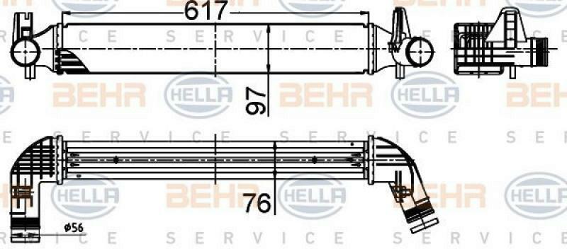 HELLA Intercooler, charger