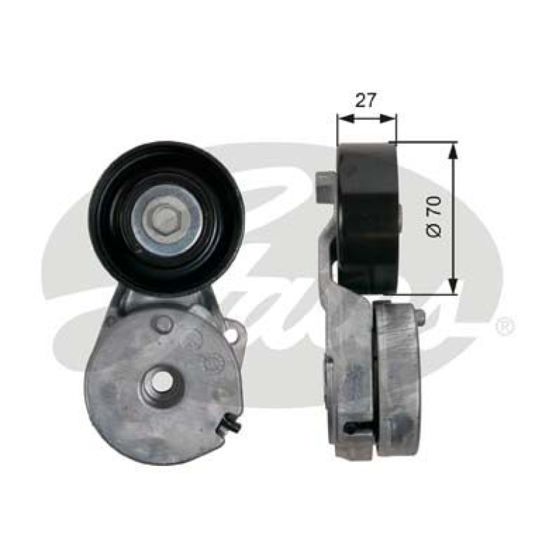 GATES Belt Tensioner, V-ribbed belt DriveAlign®
