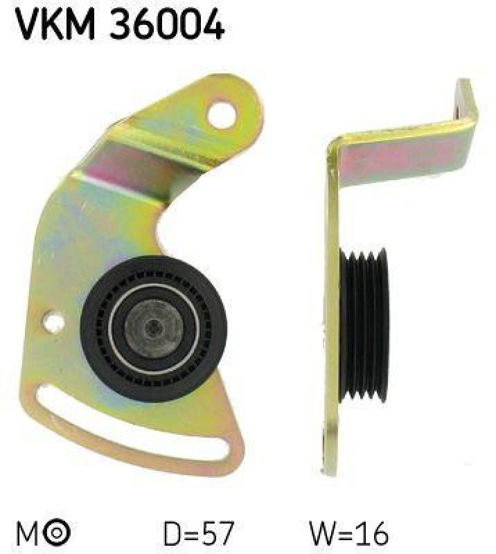 SKF Tensioner Pulley, v-ribbed belt