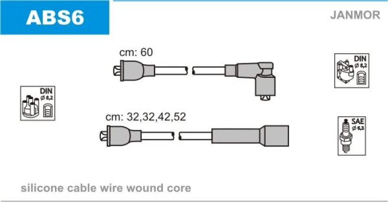 JANMOR Ignition Cable Kit